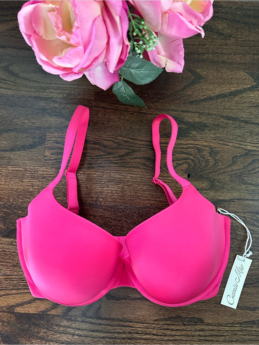 NWT Camio Mio push up bra, size 34DDD.